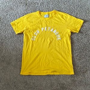 Madewell club pétanque bright yellow t-shirt